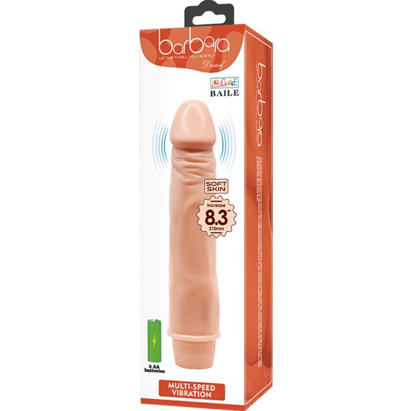 BAILE - VIBRADOR REALISTA ENANO 21 CM CARNE