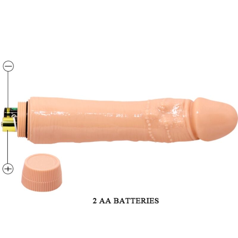 BAILE - DYBBUK VIBRADOR REALISTA 24 CM CARNE