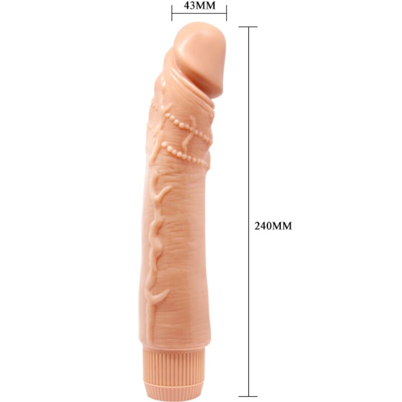 BAILE - DYBBUK VIBRADOR REALISTA 24 CM CARNE