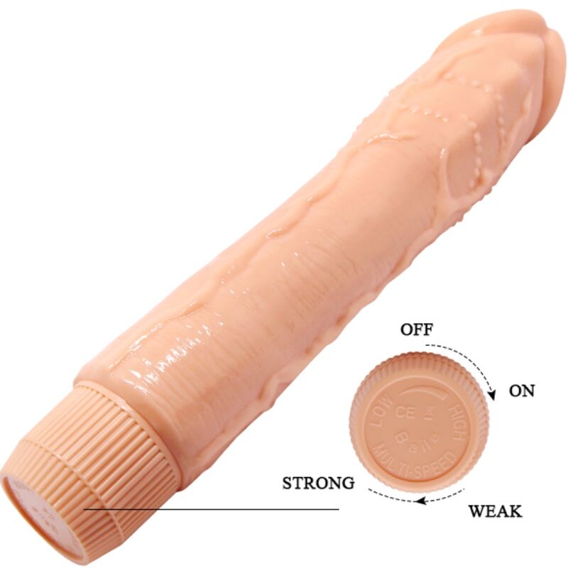 BAILE - DYBBUK VIBRADOR REALISTA 24 CM CARNE