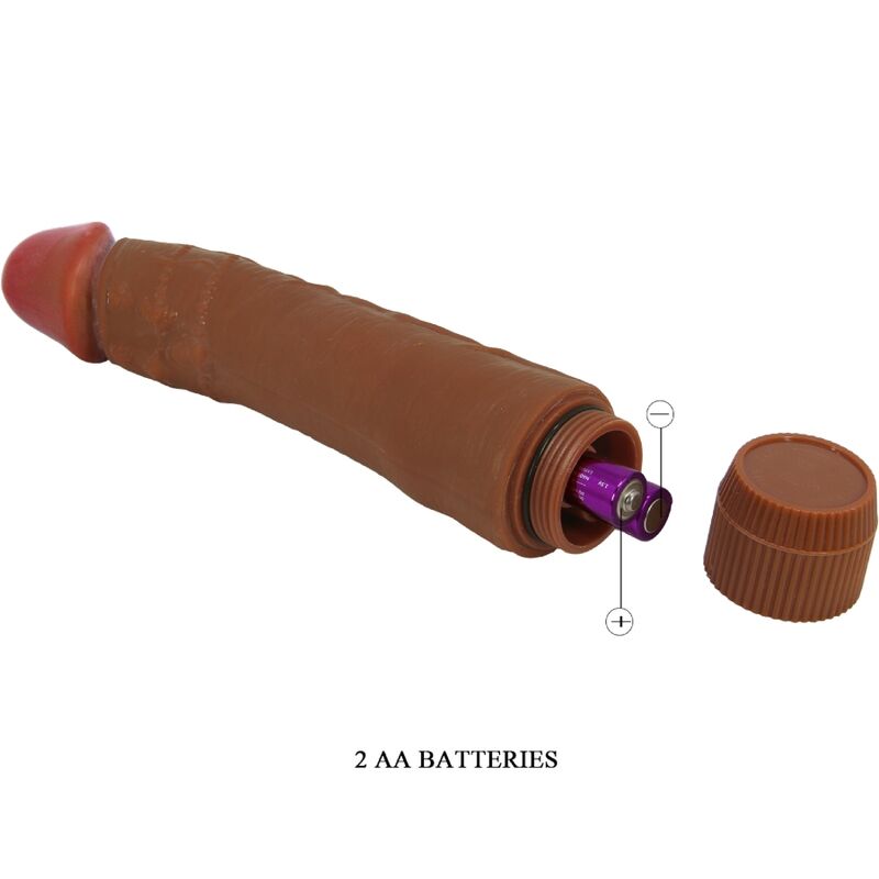BAILE - DYBBUK VIBRADOR REALISTA 24 CM MULATO