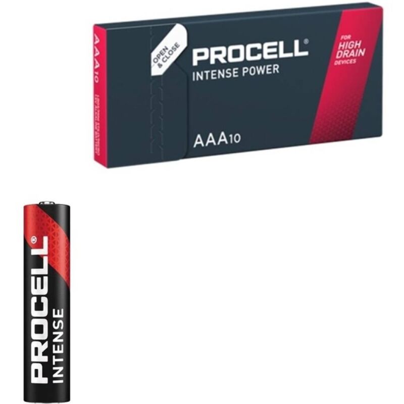 PROCELL - PILAS ALCALINAS DE POTENCIA INTENSA LR03 AAA 1.5V CAJA*10