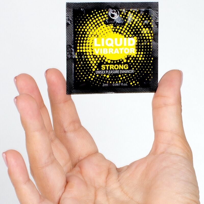 SECRETPLAY - VIBRADOR LÍQUIDO MONODOSIS FUERTE 2 ML