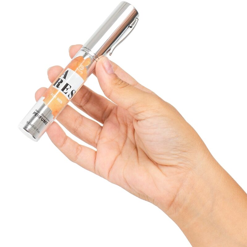 SECRETPLAY - PERFUME NATURAL ARES CON FEROMONAS EN TAMAÑO DE VIAJE PARA HOMBRE 10 ML