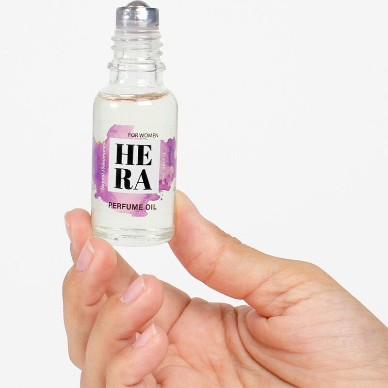 SECRETPLAY - HERA PERFUME NATURAL CON FEROMONAS EN ACEITE PARA MUJER 20 ML