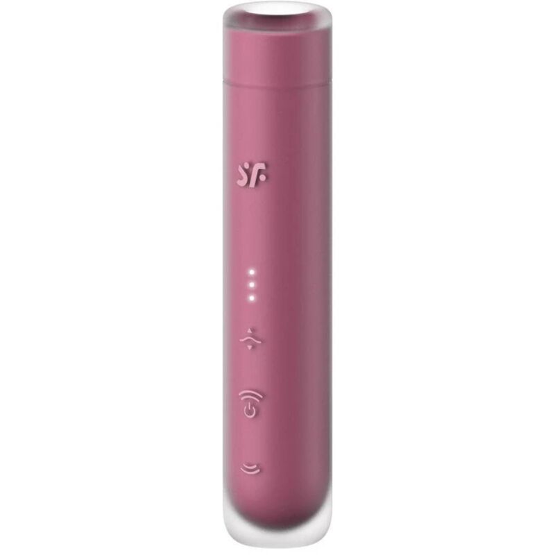 SATISFYER - ESTIMULADOR DE CLÍTORIS FIRST KISS WAVE GARNET