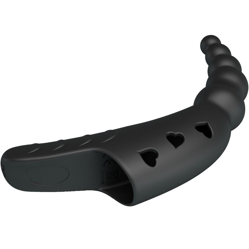 PRETTY LOVE - VIBRADOR DE DEDO JORDIN 10 VIBRACIONES NEGRO