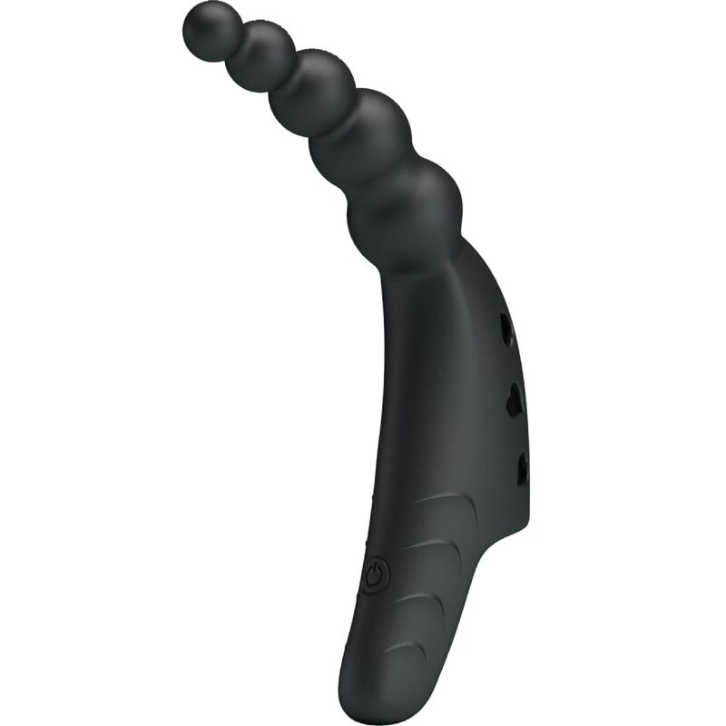 PRETTY LOVE - VIBRADOR DE DEDO JORDIN 10 VIBRACIONES NEGRO