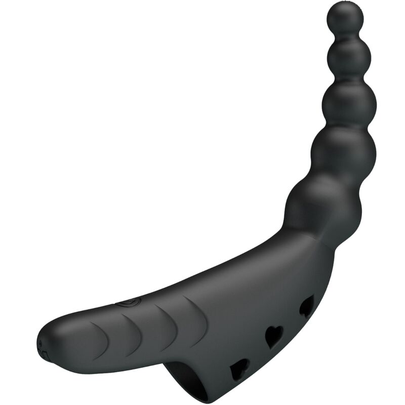 PRETTY LOVE - VIBRADOR DE DEDO JORDIN 10 VIBRACIONES NEGRO