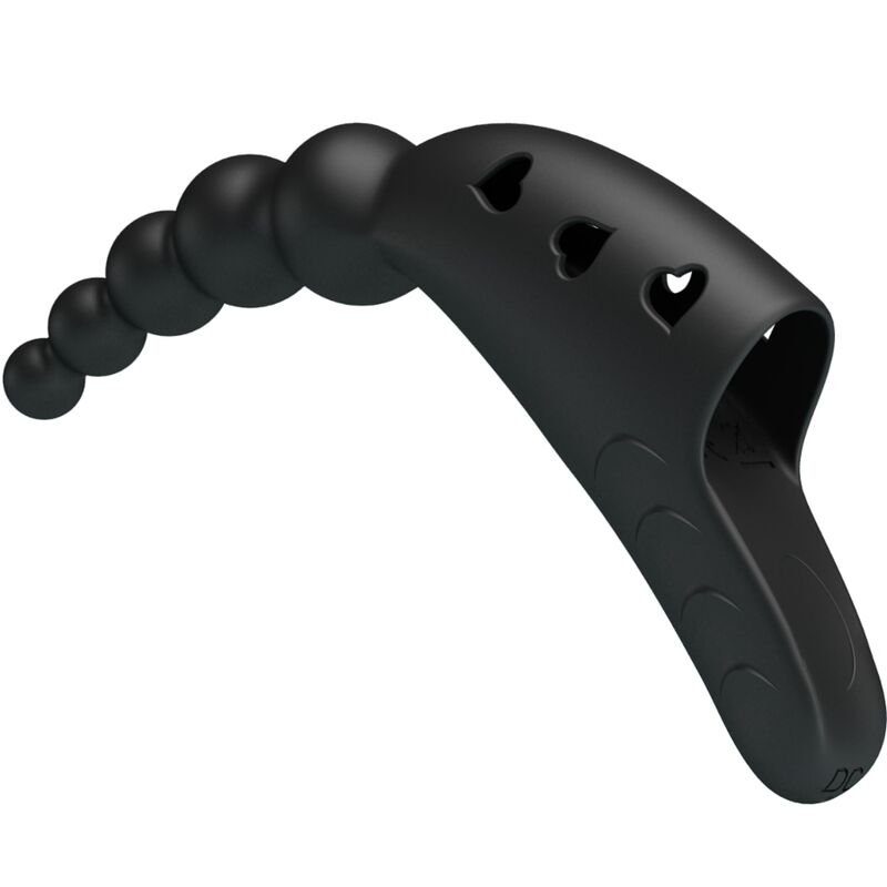 PRETTY LOVE - VIBRADOR DE DEDO JORDIN 10 VIBRACIONES NEGRO