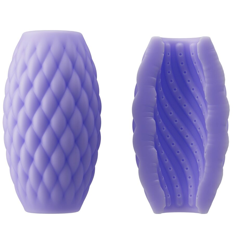PRETTY LOVE - MASTURBADOR MASCULINO DE SILICONA ATHENA EROS MORADO