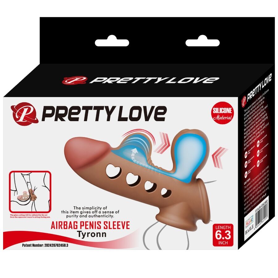 PRETTY LOVE - FUNDA PARA EL PENE TYRONN CON BOLSA DE AIRE