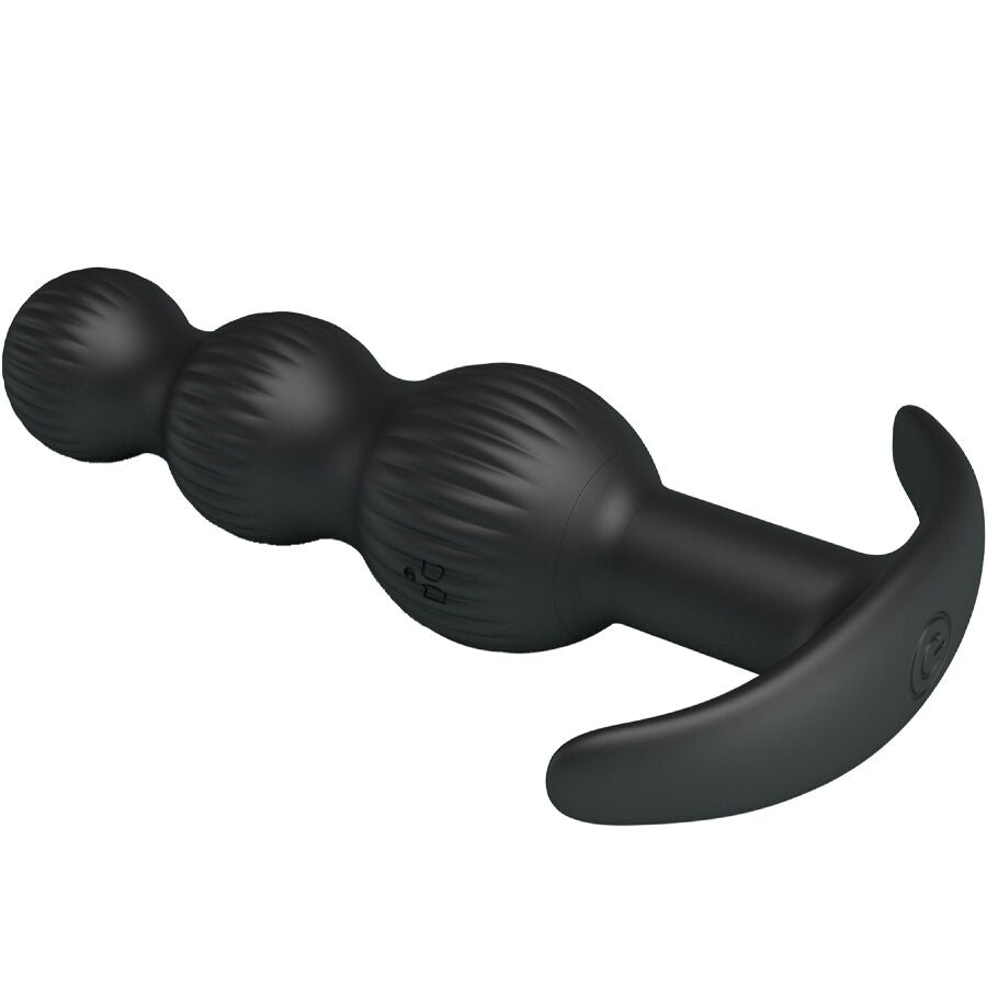 PRETTY LOVE - VIBRADOR ANAL SIDNEY 10 VIBRACIONES NEGRO