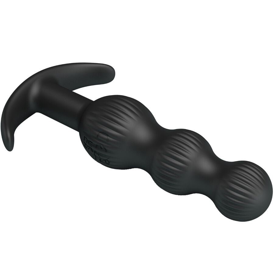 PRETTY LOVE - VIBRADOR ANAL SIDNEY 10 VIBRACIONES NEGRO