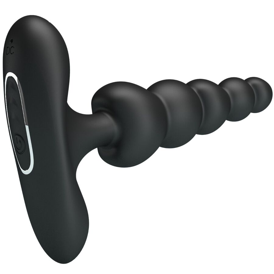 PRETTY LOVE - VIBRADOR ANAL CORBAN 10 VIBRACIONES NEGRO