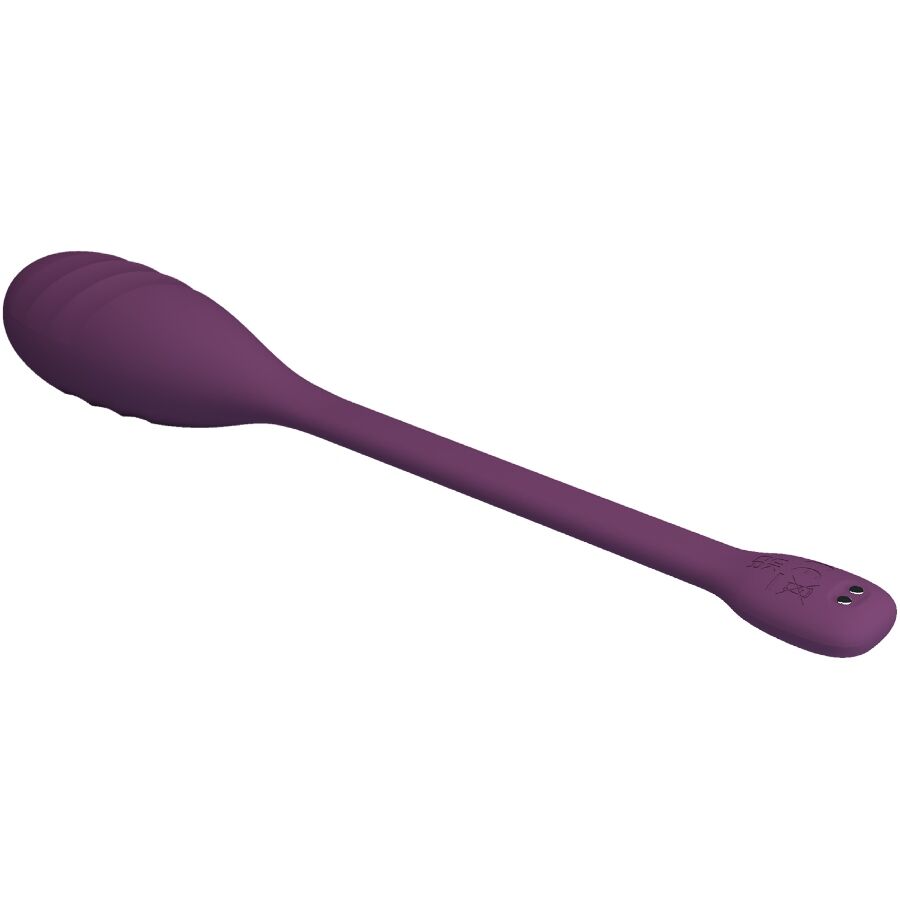 PRETTY LOVE - VIBRADOR LEVIATHAN CONTROLADO POR APLICACIÓN MORADO