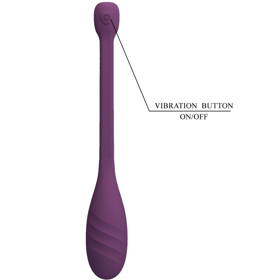 PRETTY LOVE - VIBRADOR LEVIATHAN CONTROLADO POR APLICACIÓN MORADO
