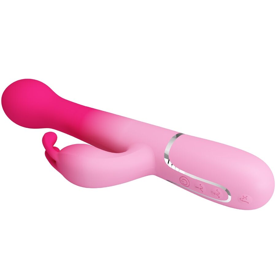 PRETTY LOVE - DEJON VIBRATORE CONIGLIO MULTIFUNZIONE 3 IN 1 ROSA