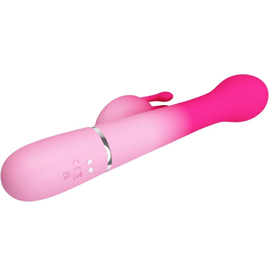 PRETTY LOVE - DEJON VIBRATORE CONIGLIO MULTIFUNZIONE 3 IN 1 ROSA