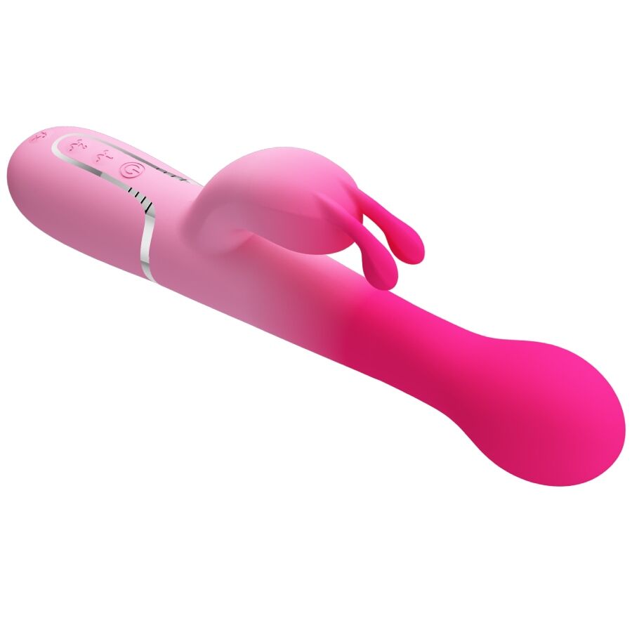 PRETTY LOVE - DEJON VIBRATORE CONIGLIO MULTIFUNZIONE 3 IN 1 ROSA