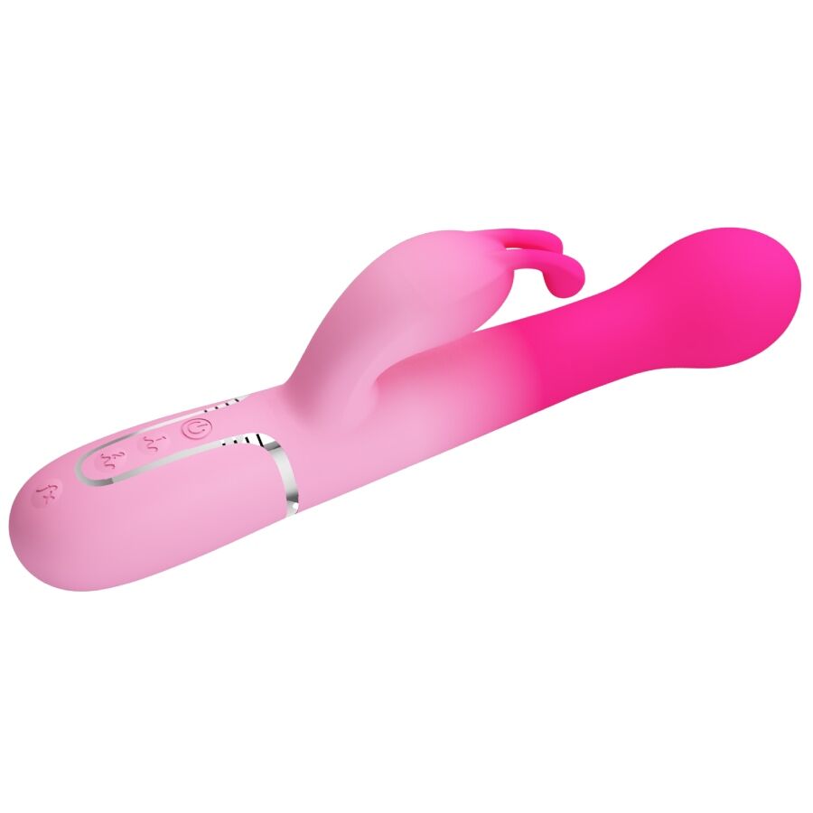 PRETTY LOVE - DEJON VIBRATORE CONIGLIO MULTIFUNZIONE 3 IN 1 ROSA