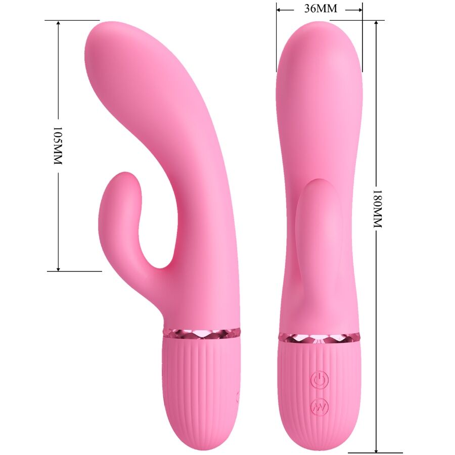 PRETTY LOVE - VIBRATORE MARSKI RABBIT E PUNTO G ROSA