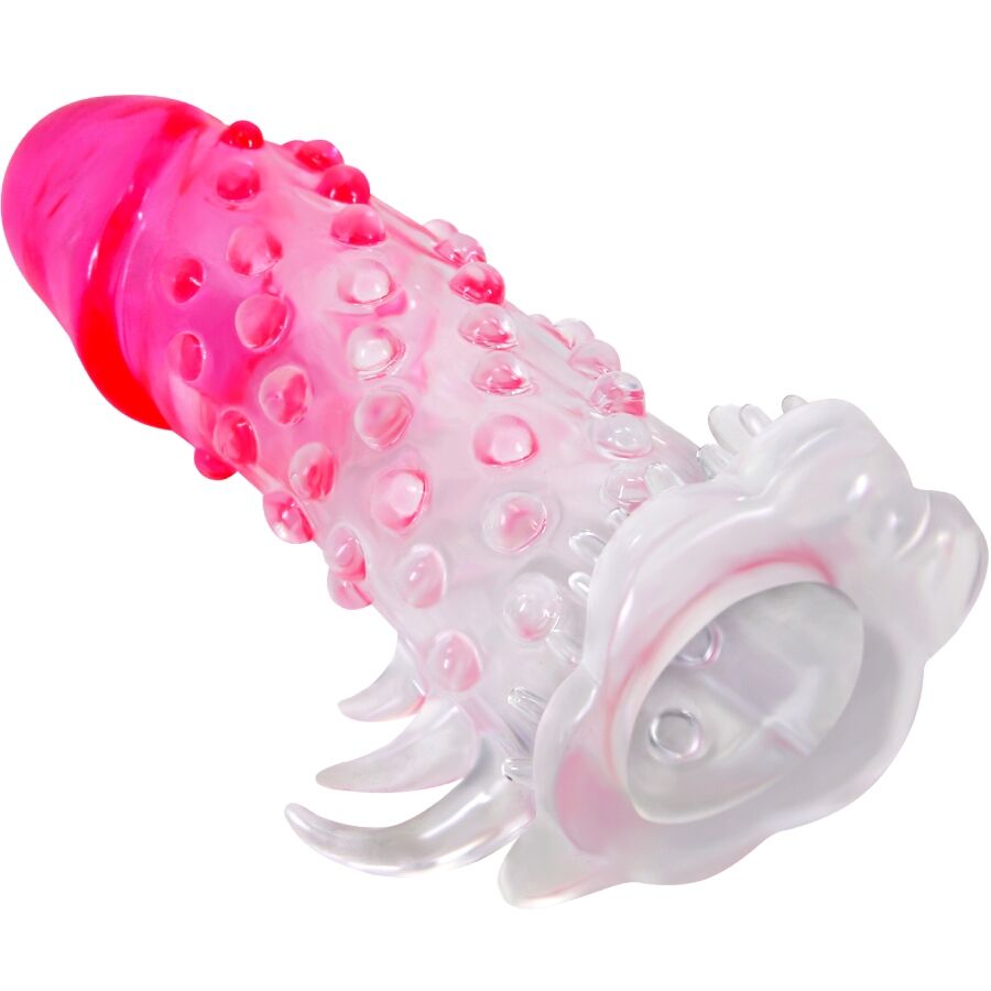 PRETTY LOVE - FUNDA DE AMPLIACIÓN REALISTA WILFORD CON PENE EN RELIEVE ROSA