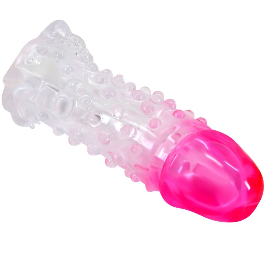 PRETTY LOVE - FUNDA DE AMPLIACIÓN REALISTA WILFORD CON PENE EN RELIEVE ROSA