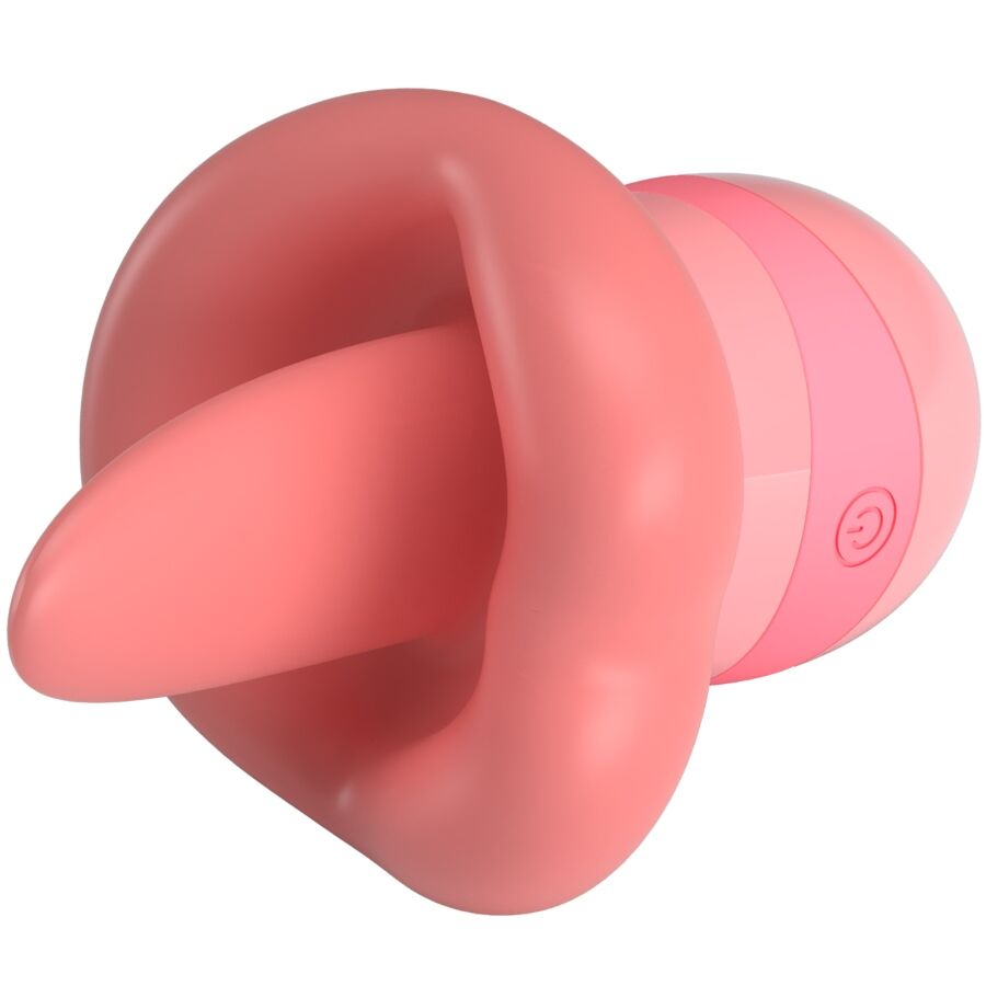 PRETTY LOVE - ESTIMULADOR DE CLÍTORIS KYLEE TONGUE 10 VIBRACIONES ROSA NUDE