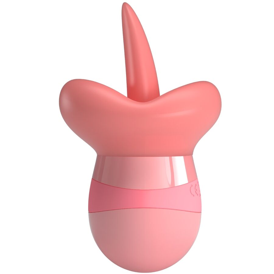 PRETTY LOVE - ESTIMULADOR DE CLÍTORIS KYLEE TONGUE 10 VIBRACIONES ROSA NUDE