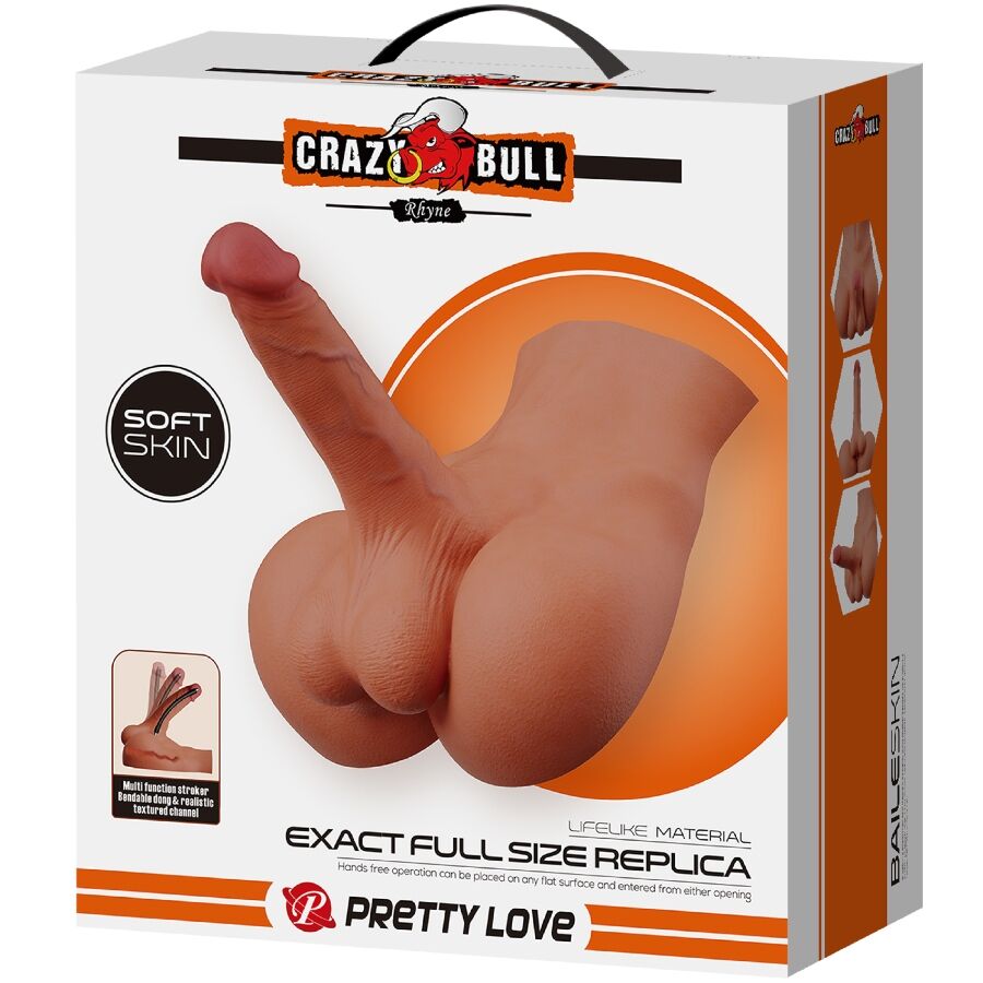 CRAZY BULL - MASTURBADOR NATURAL REALISTA RHYNE BACK