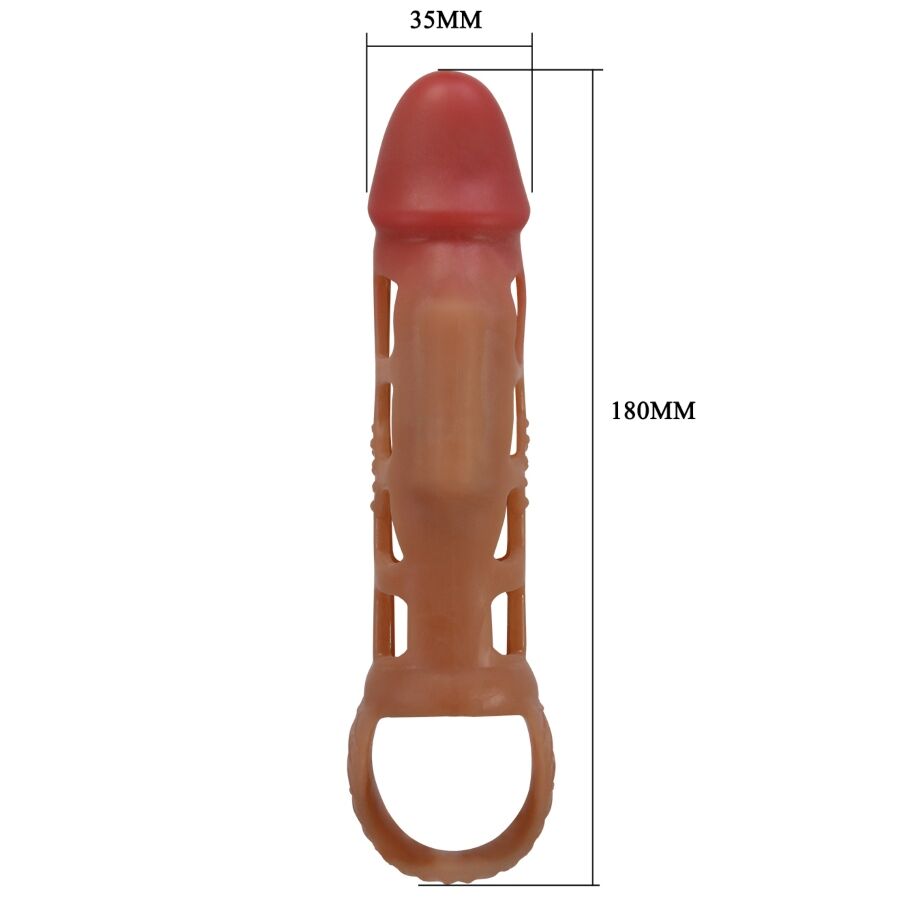 PRETTY LOVE - FUNDA VIBRADORA PARA PENE PRESTON 18 CM