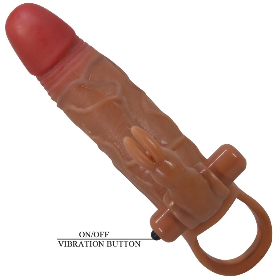 PRETTY LOVE - FUNDA PARA PENE OSMAR + ESTIMULADOR VIBRADOR DE CLÍTORIS