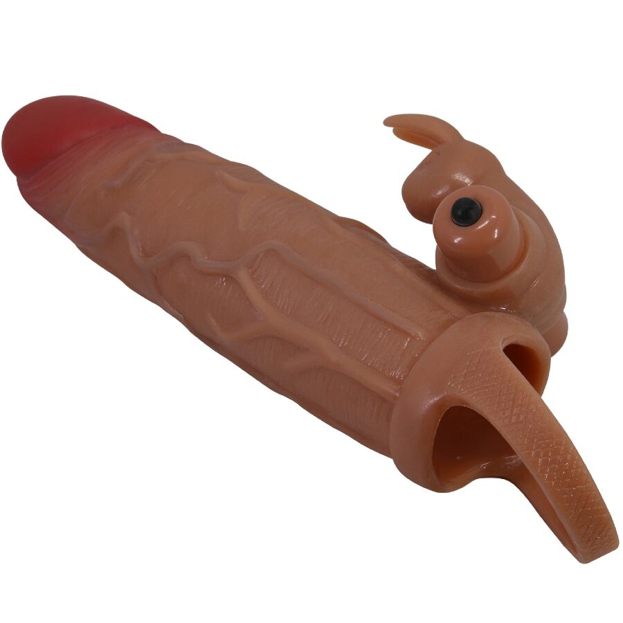 PRETTY LOVE - FUNDA PARA PENE OSMAR + ESTIMULADOR VIBRADOR DE CLÍTORIS