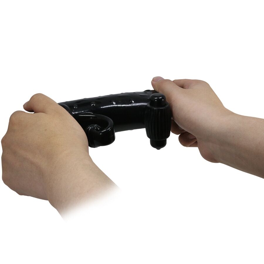 ROMANCE - FUNDA VIBRADORA PARA EL PENE NEGRA