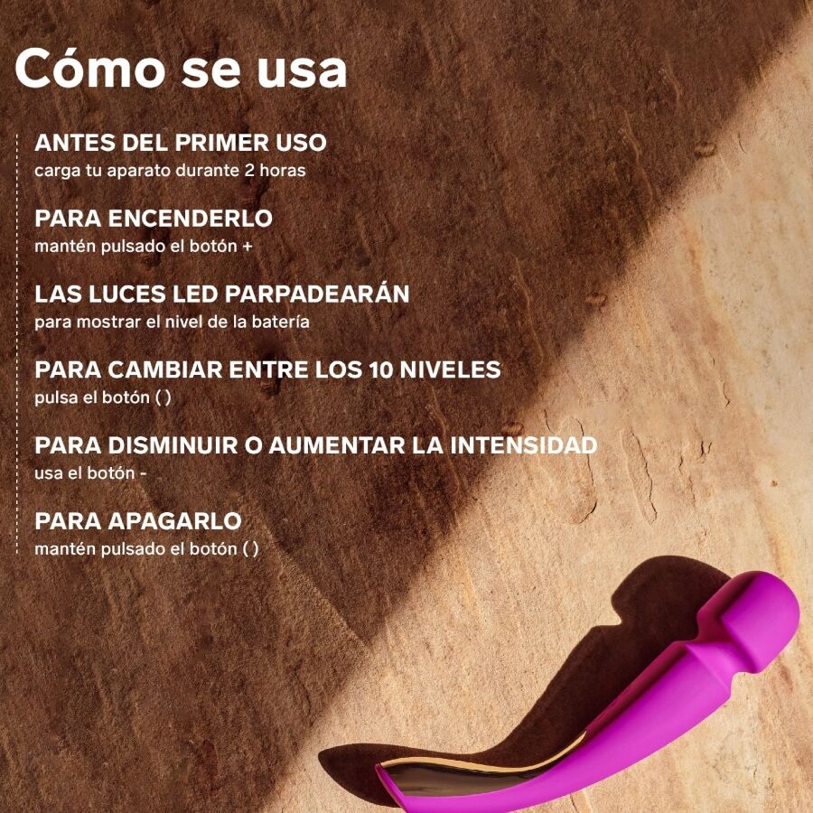 LELO - MASSAGGIATORE SMART MEDIUM WAND 2 BLU OCEANO