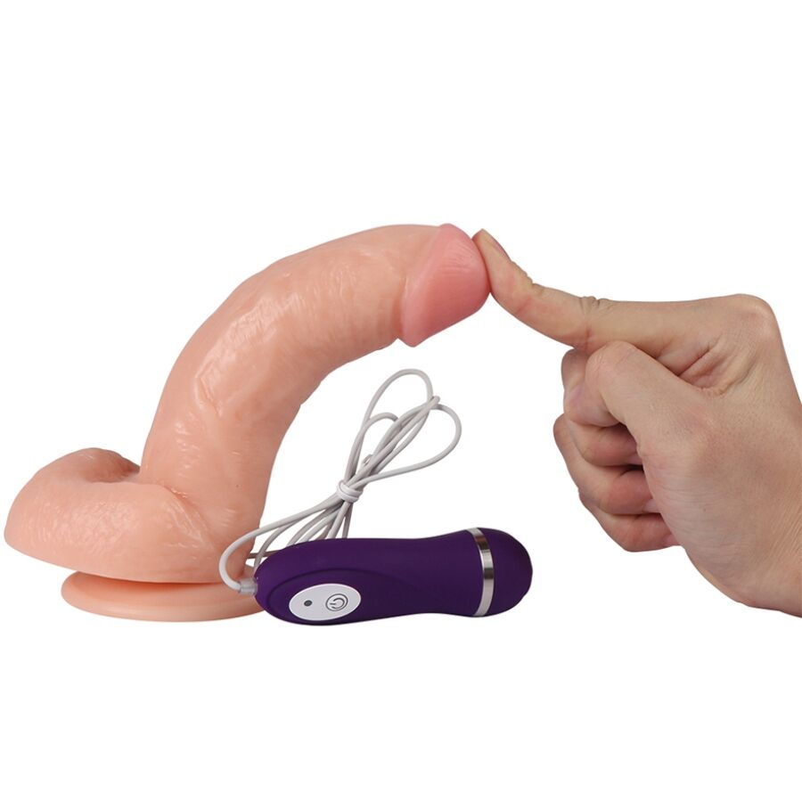 SHEQU - KASSADIN VIBRATOR DILDO WITH REMOTE CONTROL 17.5 CM