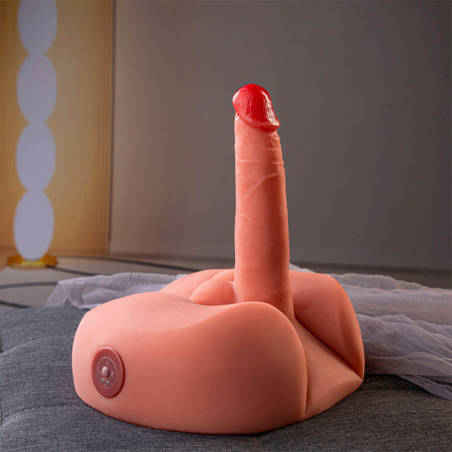 XISE - HONEY REALISTIC DILDO MASTURBATOR WITH VIBRATION 25 CM