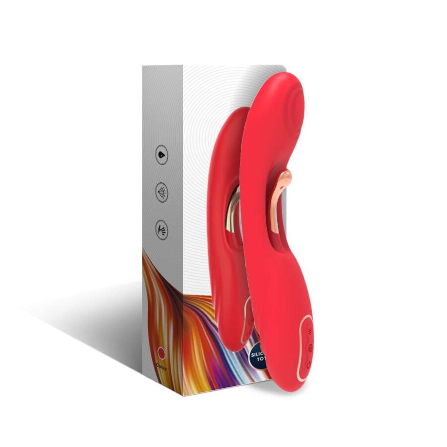 ARMONY - VIBRATORE ROSSO CON LINGUA OSCILLANTE
