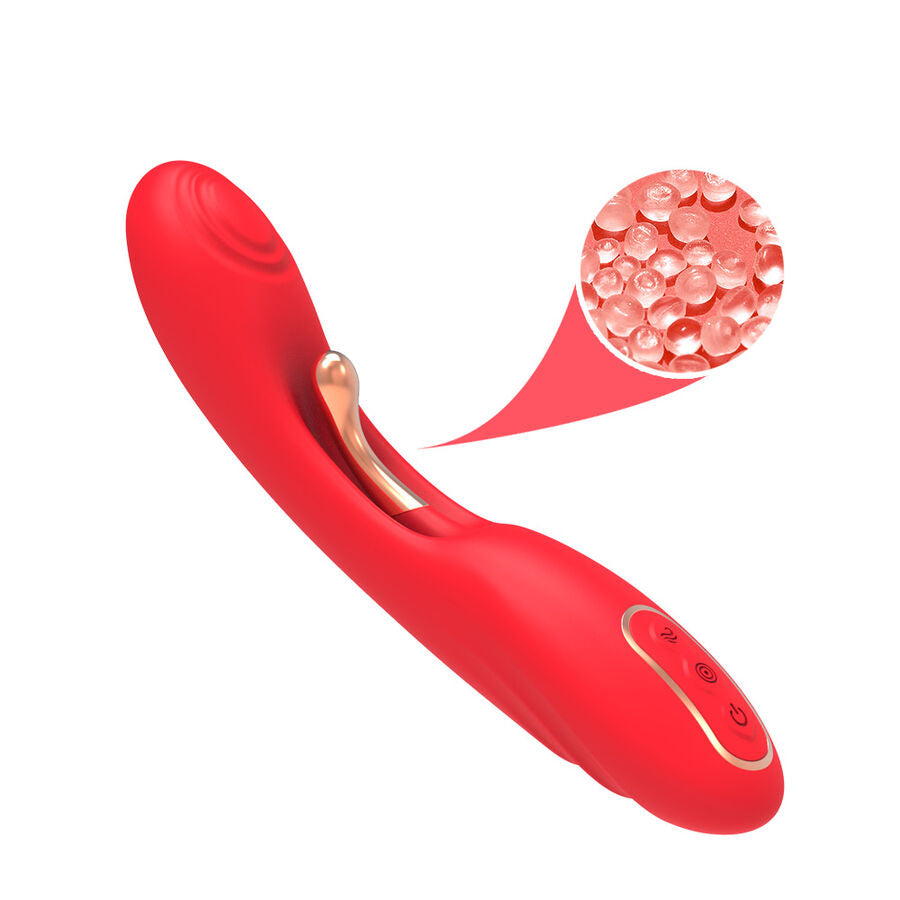 ARMONY - VIBRATORE ROSSO CON LINGUA OSCILLANTE