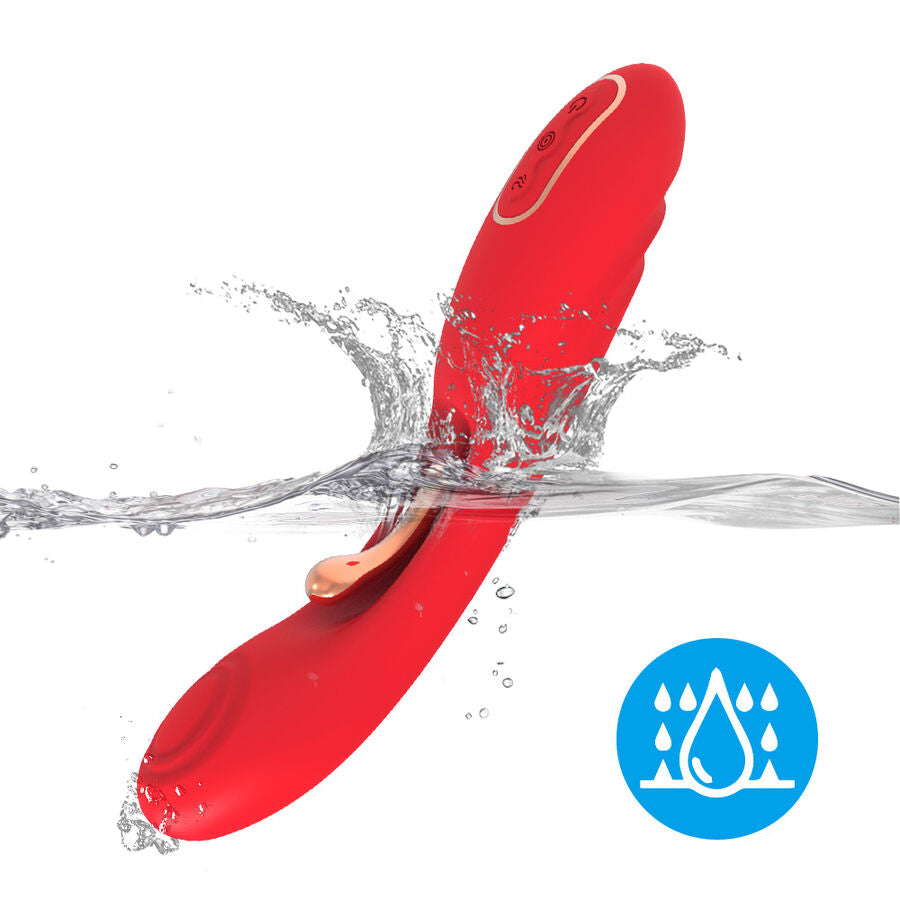 ARMONY - VIBRATORE ROSSO CON LINGUA OSCILLANTE