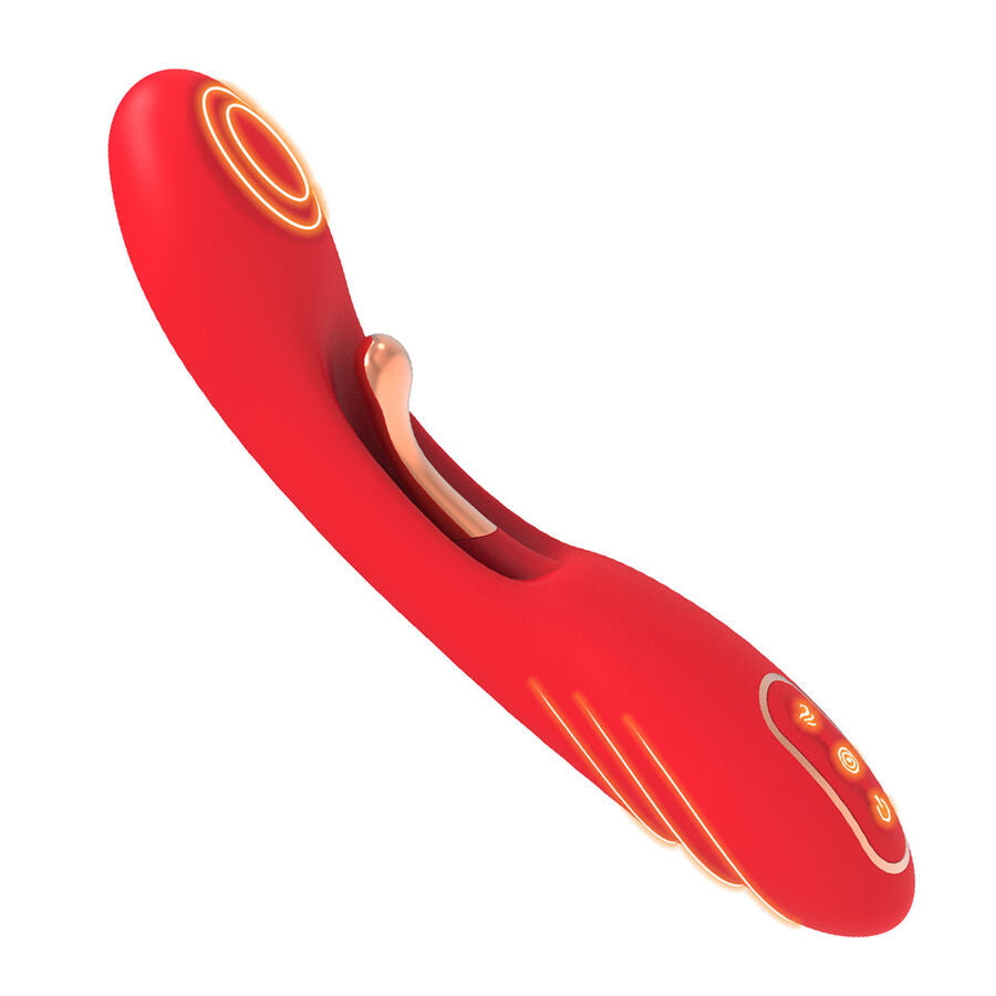ARMONY - VIBRATORE ROSSO CON LINGUA OSCILLANTE