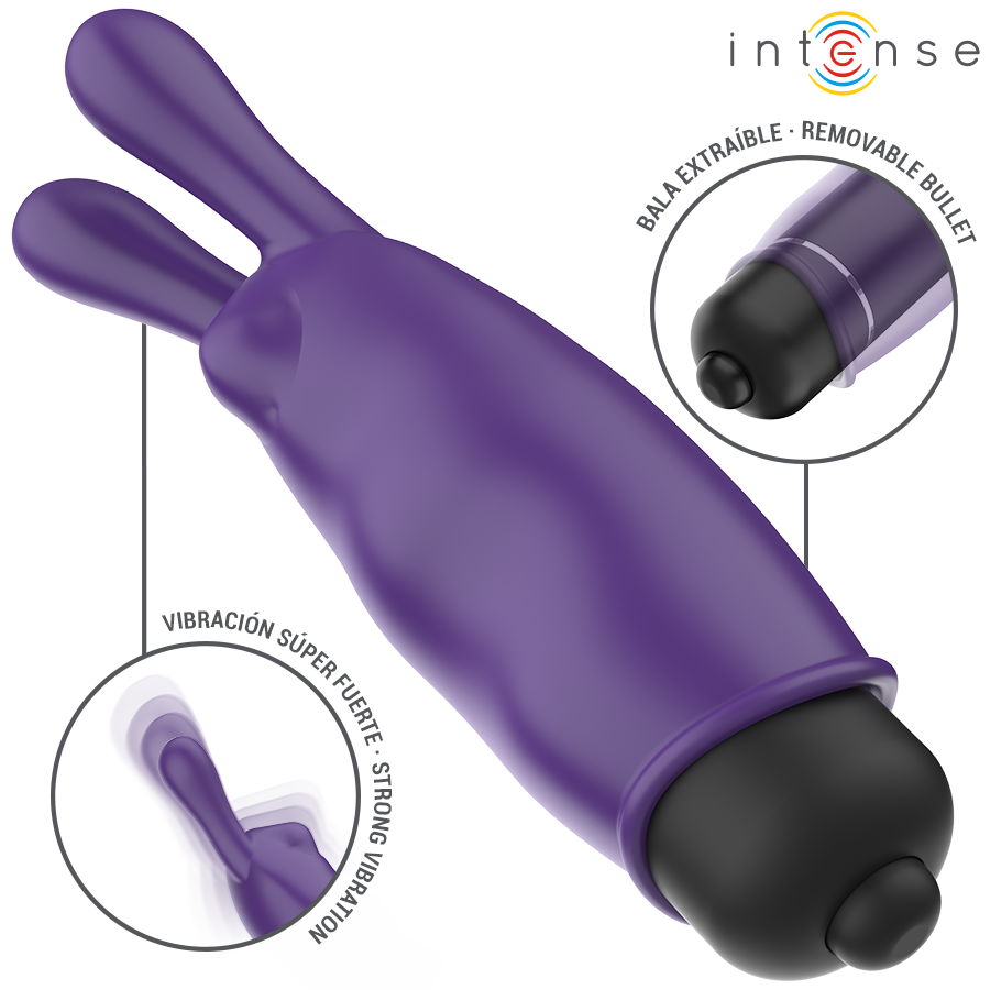 INTENSE - MYSTIC PURPLE VIBRATING BULLET 8.7 X 2.4 CM
