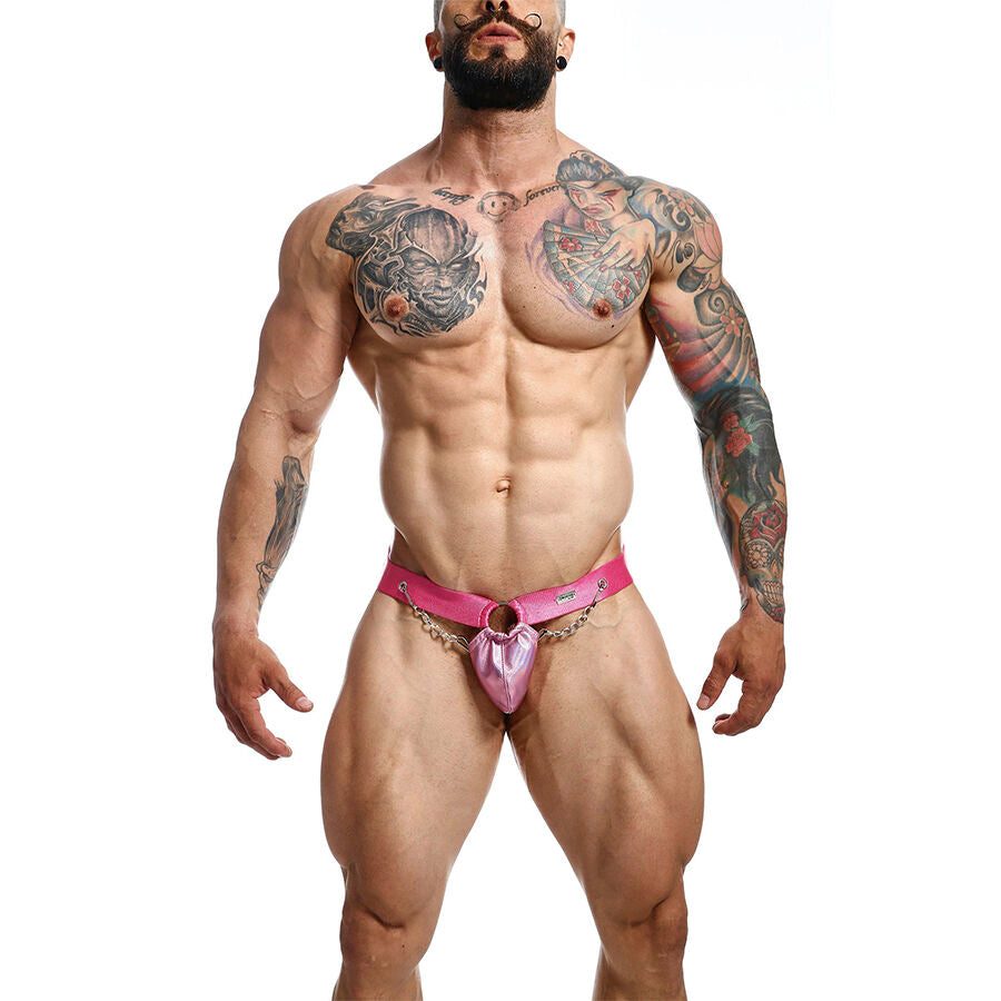 MOB - DNGEON JOCKSTRAP A PRESSIONE ROSA TAGLIA UNICA