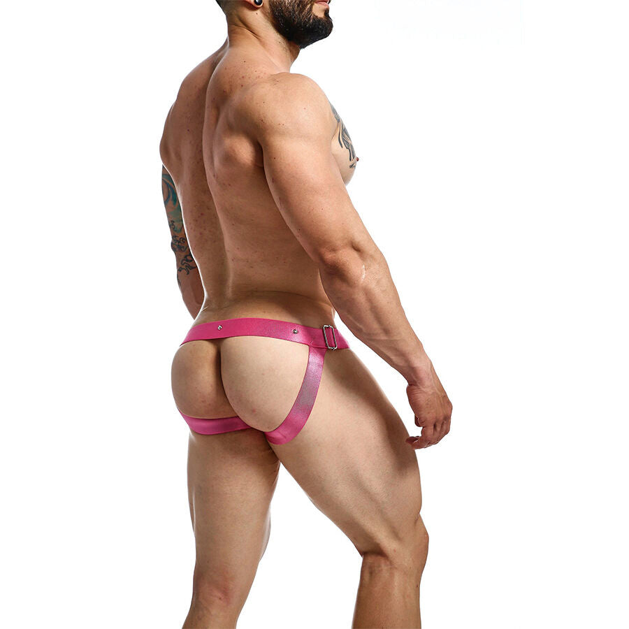 MOB - DNGEON JOCKSTRAP A PRESSIONE ROSA TAGLIA UNICA