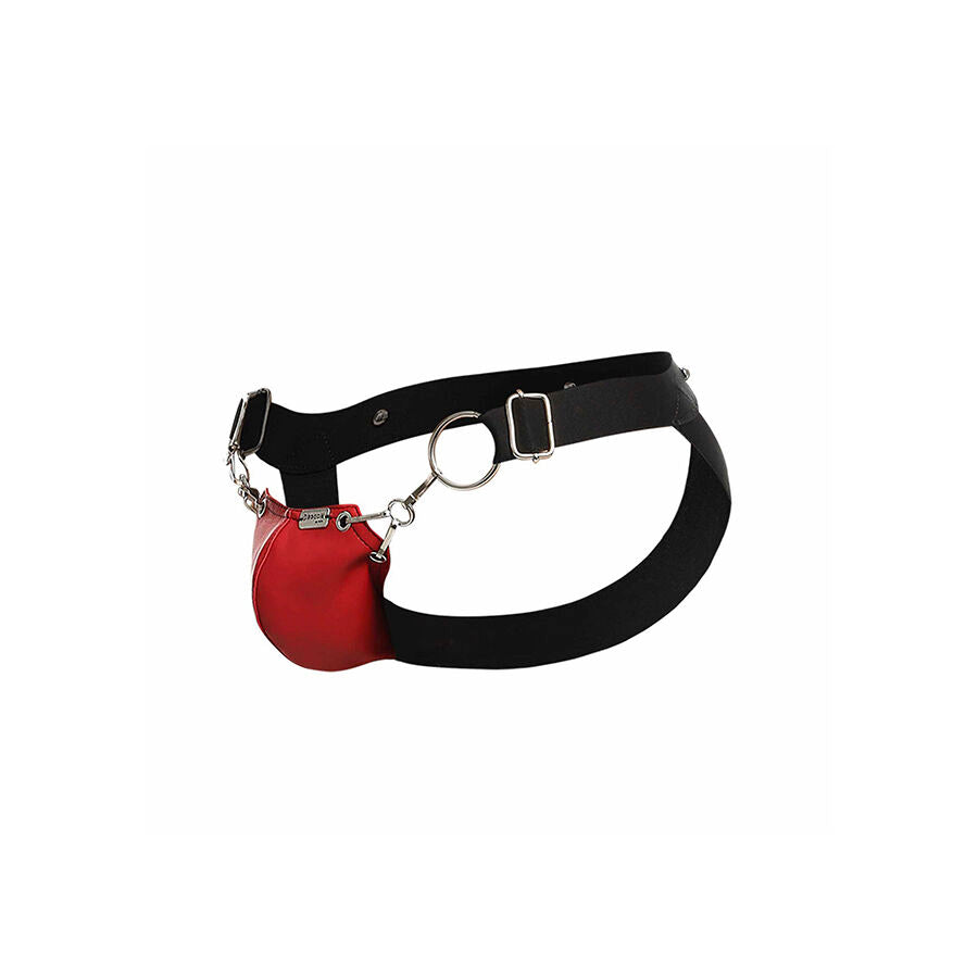 MOB - DNGEON JOCKSTRAP A PRESSIONE ROSSO TAGLIA UNICA