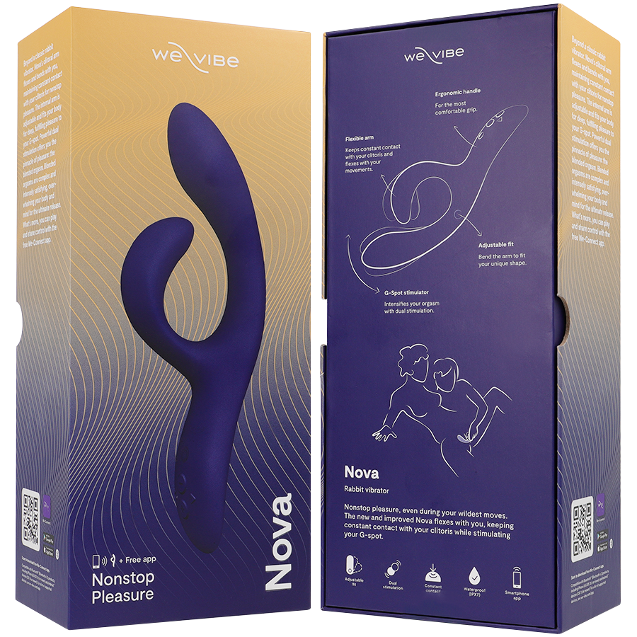 WE-VIBE - NOVA 3 RABBIT VIBRATOR MIDNIGHT BLUE