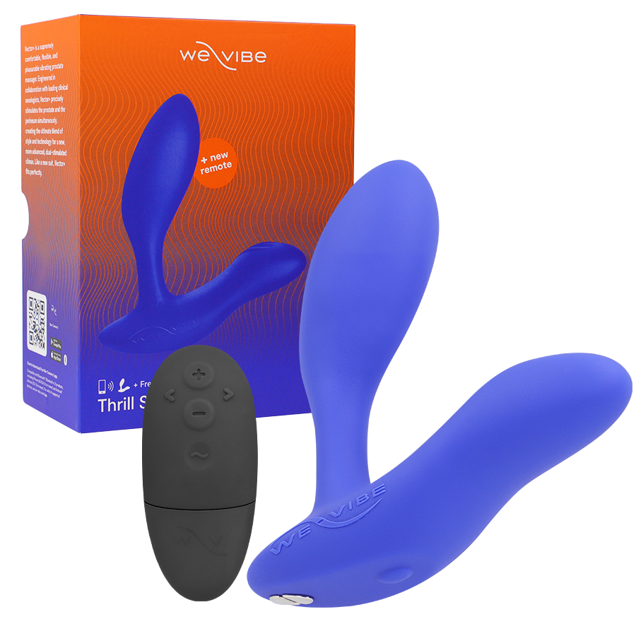 WE-VIBE - MASAJEADOR DE PRÓSTATA VECTOR+ AZUL