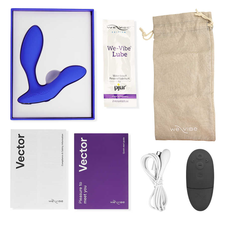 WE-VIBE - MASAJEADOR DE PRÓSTATA VECTOR+ AZUL