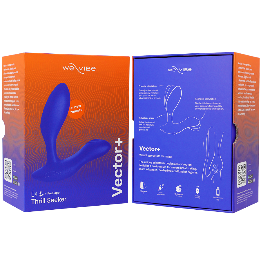WE-VIBE - MASAJEADOR DE PRÓSTATA VECTOR+ AZUL